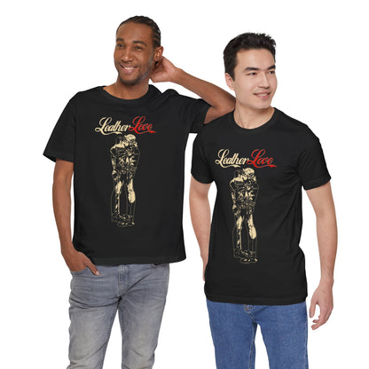 Leather Love (Gay Leathermen Kiss/Vintage Inspired Gay Leather Shirt/Leather Culture)