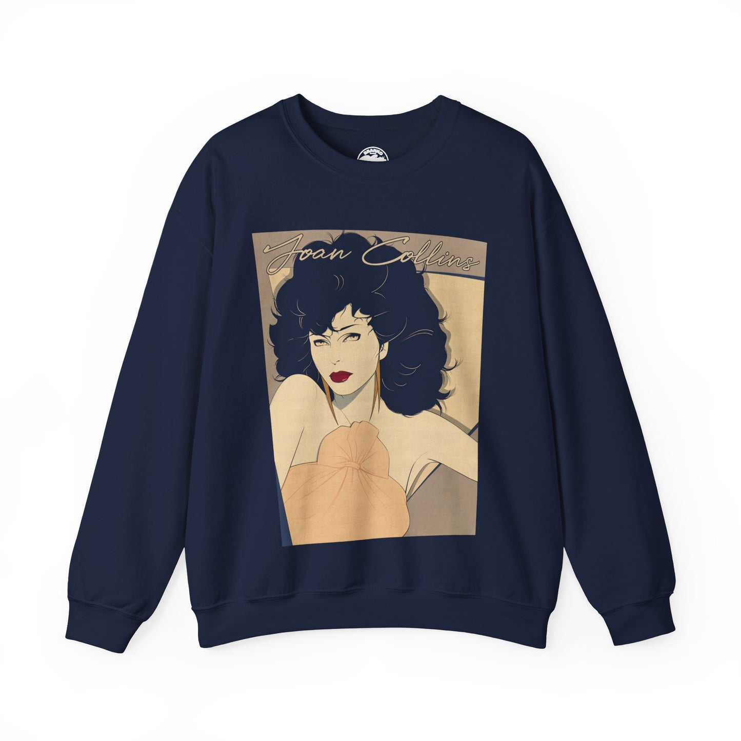 Joan Collins by Patrick Nagel – Sweatshirt (80's Portrait with Vintage Print Effect)