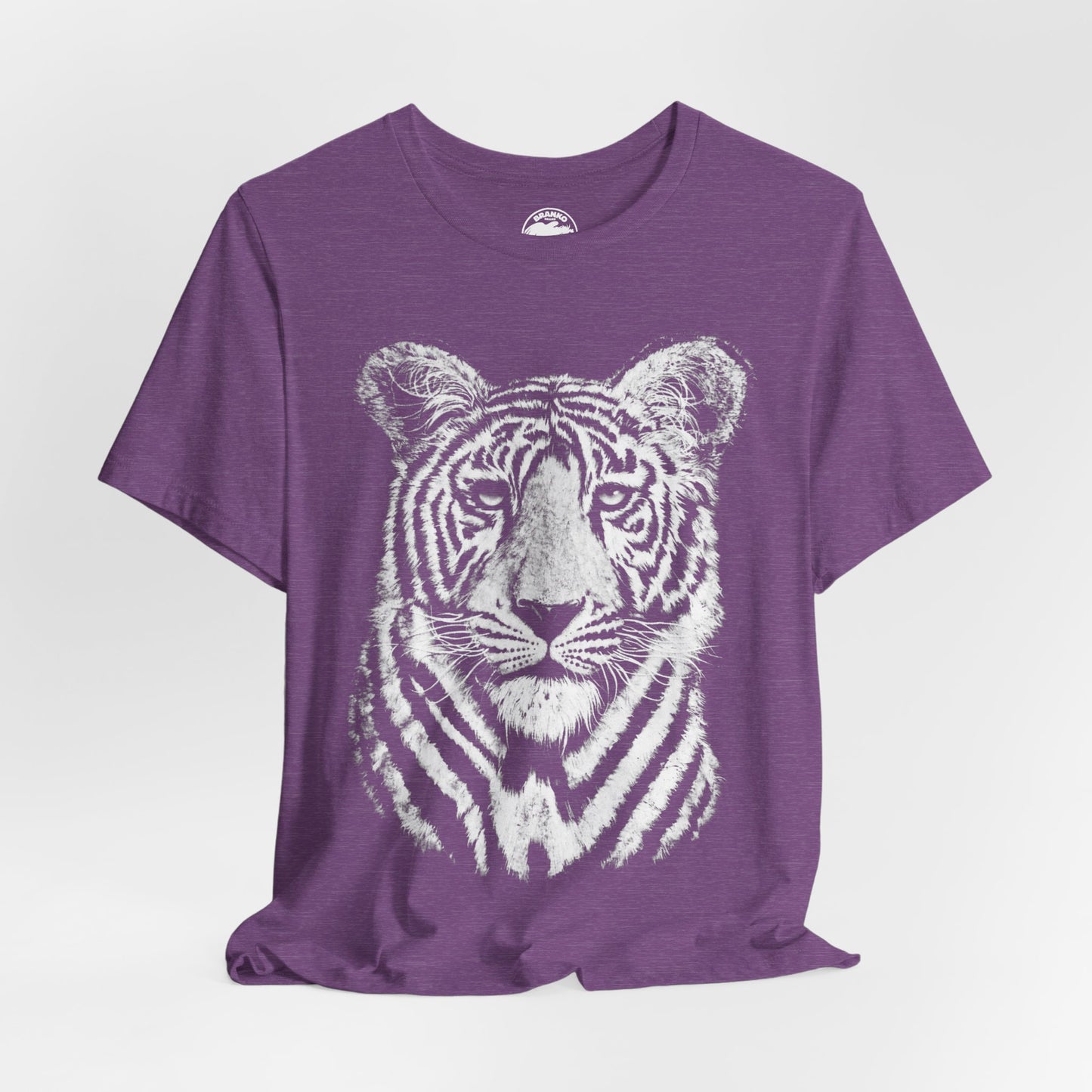 White Bengal Tiger (Replica 90's Tiger Shirt/Oversized Graphic with Vintage Print Effect)