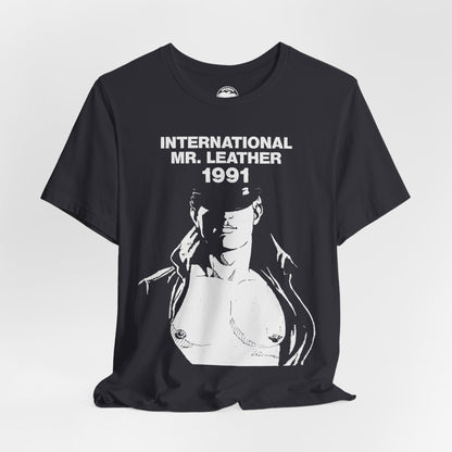 International Mr. Leather 1991 (Logo with Vintage Grunge Effect/Etienne)