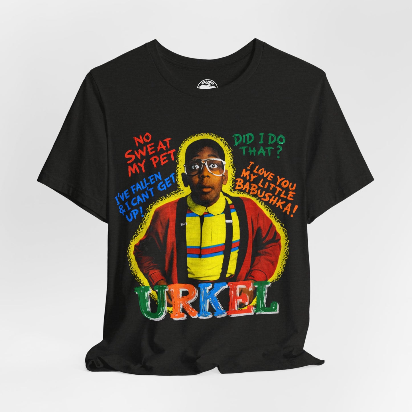 Urkel (Replica 90's Tee/Oversized Graphic/Steve Urkel Family Matters)