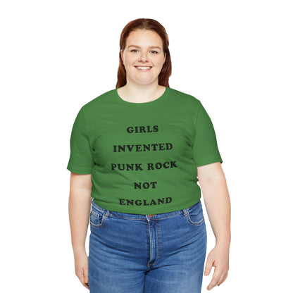 “Girls Invented Punk Rock, Not England”  (Replica Kim Gordon Sonic Youth Tee)