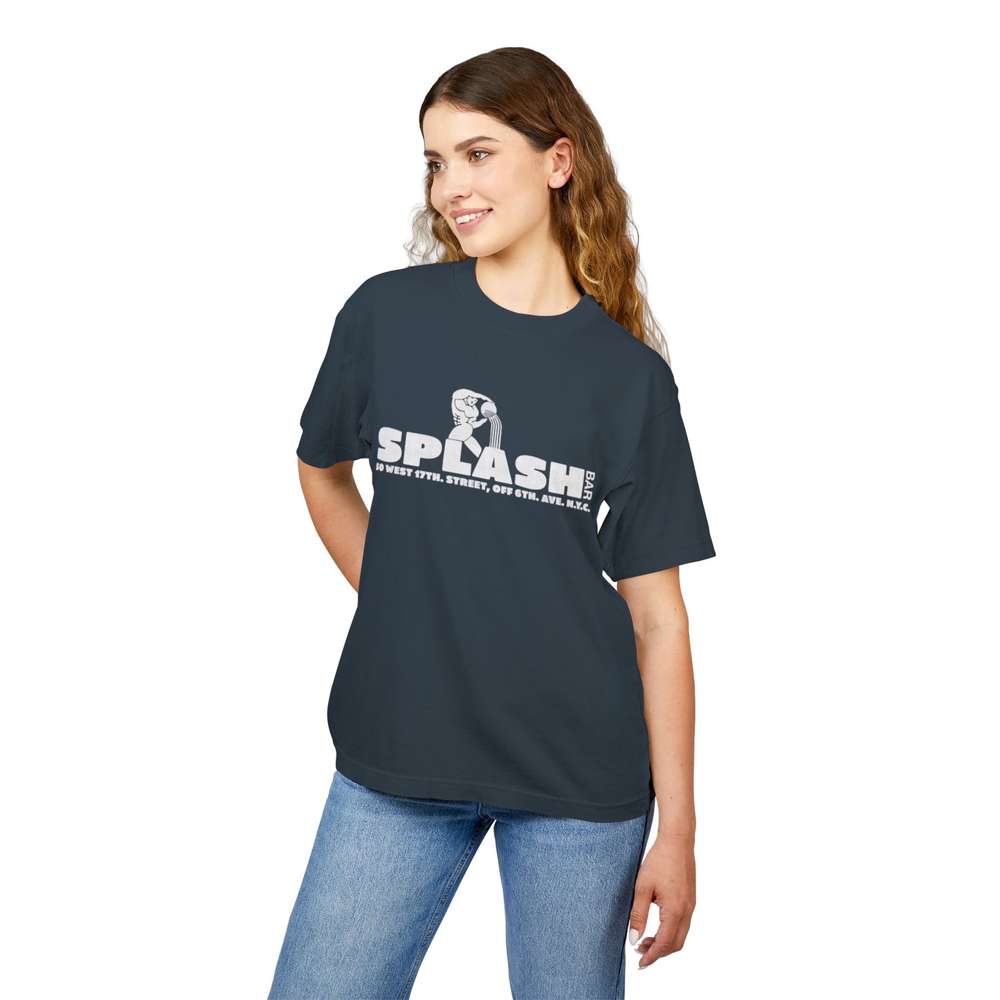 Splash New York (Special Edition Boxy Heavy Tee/260 GSM/100% Combed Cotton)