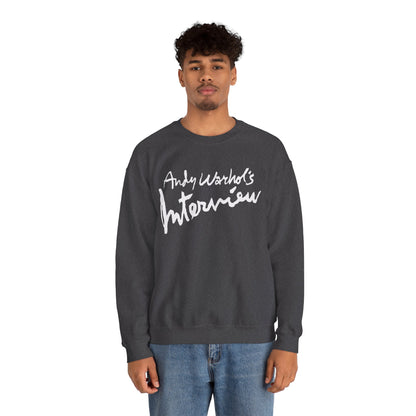 Interview Magazine Logo Sweatshirt (Replica Promo Sweatshirt/Andy Warhol's Interview Magazine)