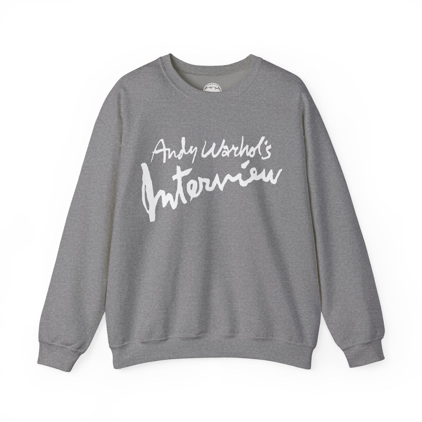 Interview Magazine Logo Sweatshirt (Replica Promo Sweatshirt/Andy Warhol's Interview Magazine)