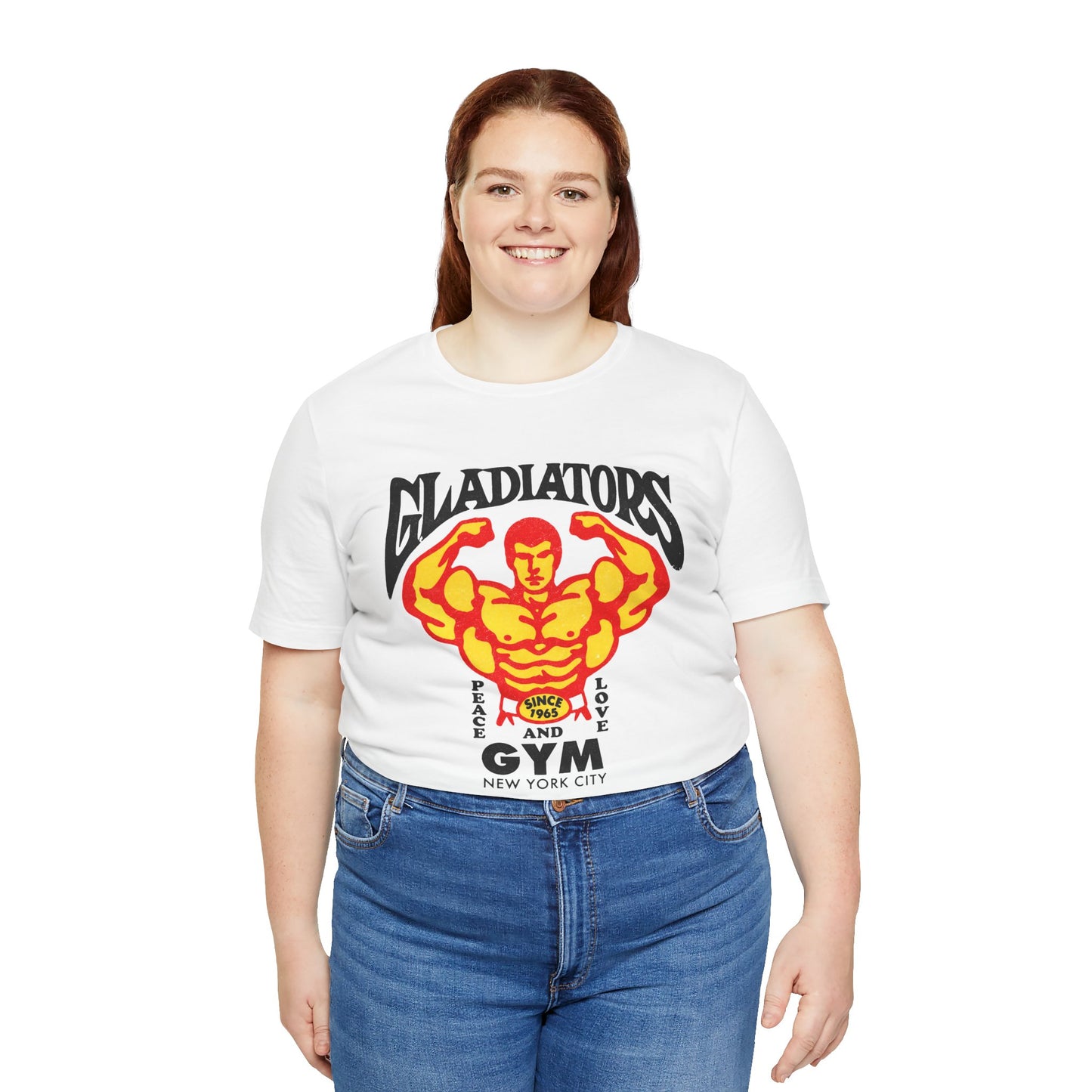 Gladiators Gym (Replica Promo Tee/New York City Gym/Lower East Side Icon and Landmark)
