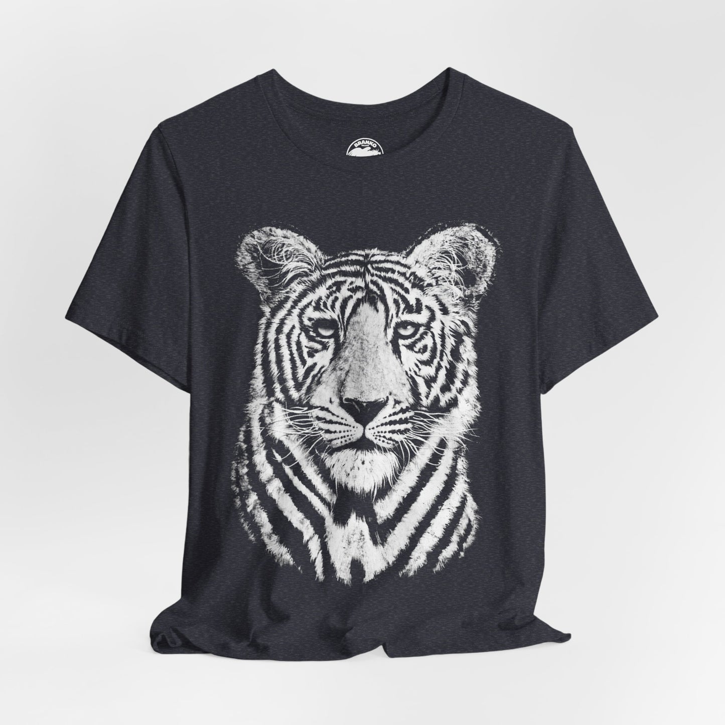 White Bengal Tiger (Replica 90's Tiger Shirt/Oversized Graphic with Vintage Print Effect)