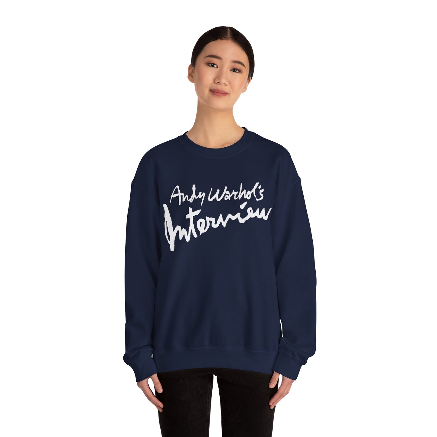 Interview Magazine Logo Sweatshirt (Replica Promo Sweatshirt/Andy Warhol's Interview Magazine)