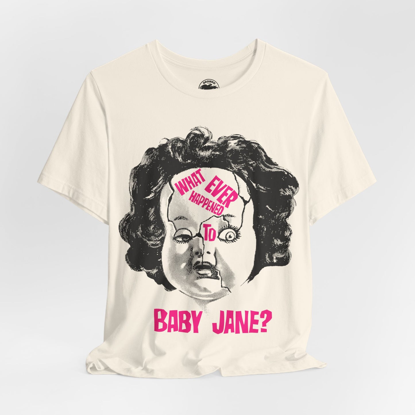 What Ever Happened to Baby Jane? (Cracked Doll Head Graphic/Bette Davis/Joan Crawford)