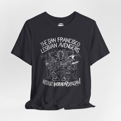 San Francisco Lesbian Avengers (Replica Protest Shirt/Mid-90's)