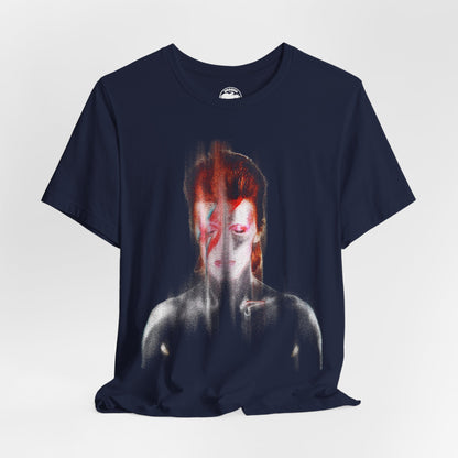 David Bowie (Aladdin Sane Imaage with Dust Effect/Ziggy stardust shirt/David Bowie Shirt)