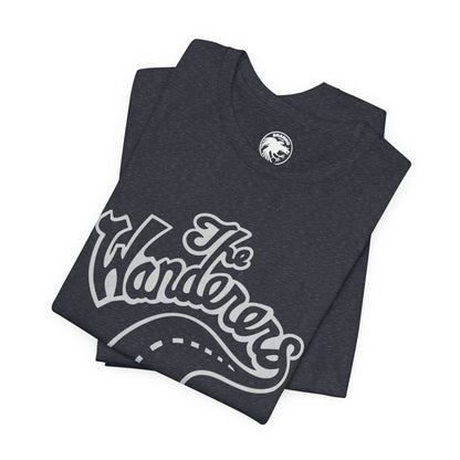 The Wanderers (Gang Jacket Logo in White with Vintage Print Effect)