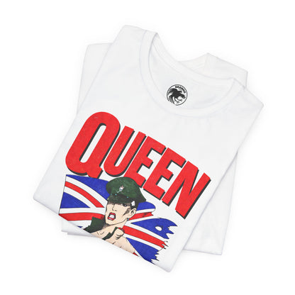 Queen (Replica 1982 Tour Shirt Front Design/Freddie Mercury Shirt)