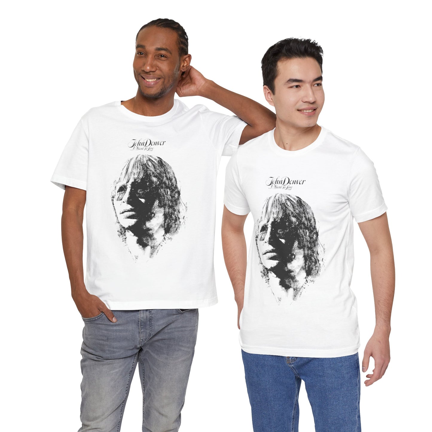 John Denver (Oversized I Want to Live Graphic Promo Tee)