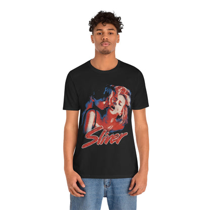 Sliver (Rock Tee Style Graphic with Vintage Effect/Sharon Stone/William Baldwin)
