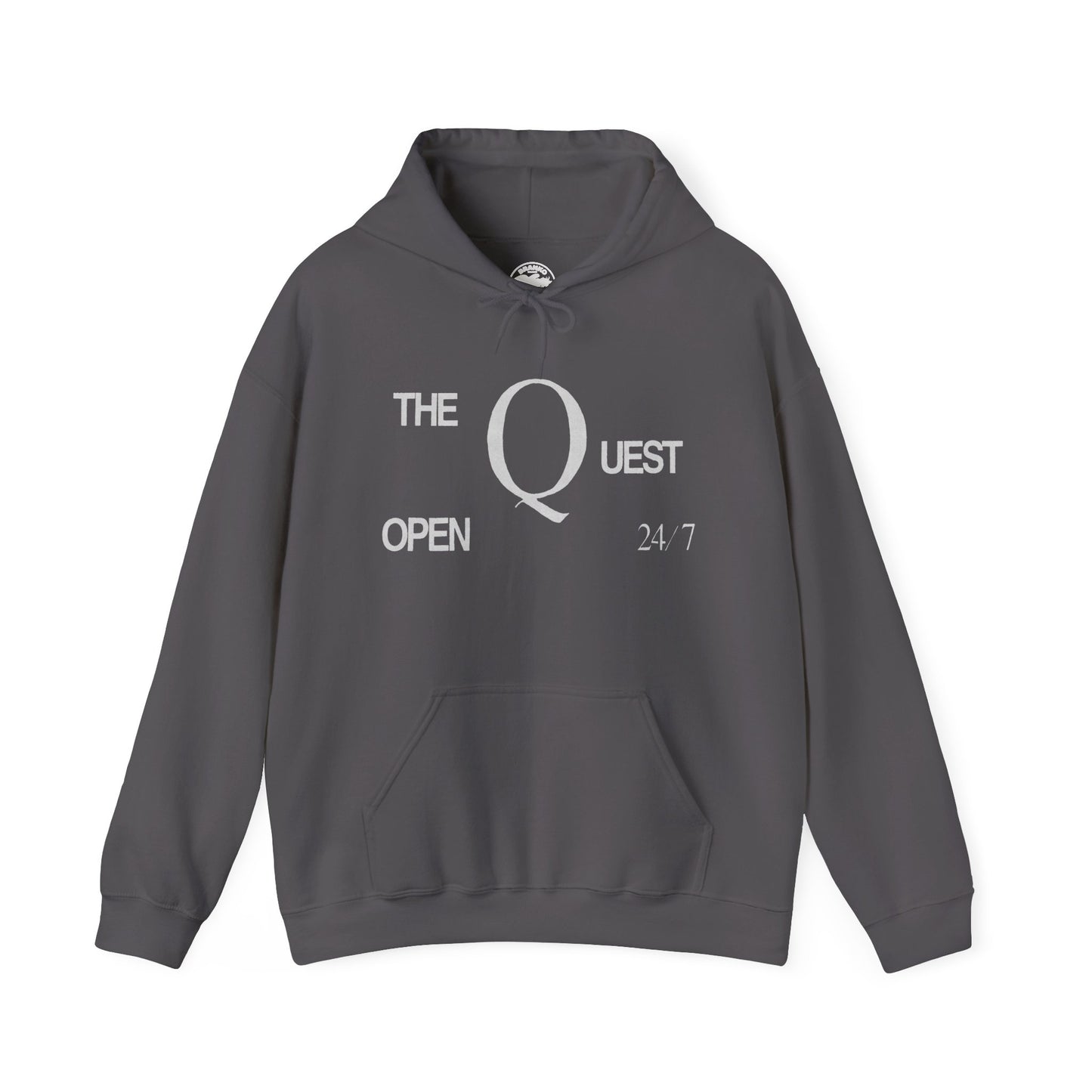 The Quest Club Hoodie (Birmingham Alabama Gay Club/1977-2022/Exterior Sign with Vintage Print Effect)