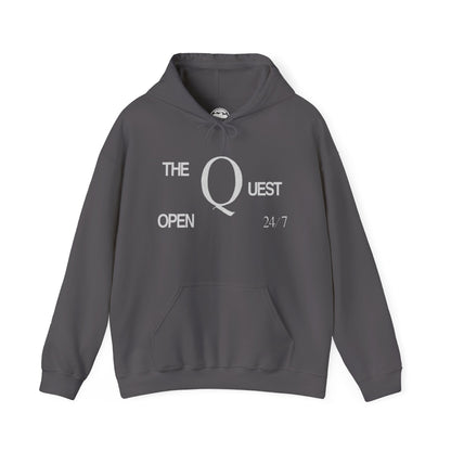 The Quest Club Hoodie (Birmingham Alabama Gay Club/1977-2022/Exterior Sign with Vintage Print Effect)