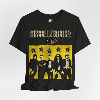 Greatest Stiffs (Replica Tour Tee/1977 Stiff's Greatest Stiffs/Nick Lowe/Elvis Costello, Wreckless Eric, Ian Dury)