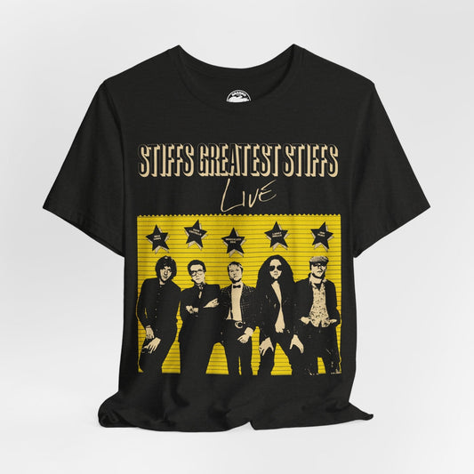 Greatest Stiffs (Replica Tour Tee/1977 Stiff's Greatest Stiffs/Nick Lowe/Elvis Costello, Wreckless Eric, Ian Dury)