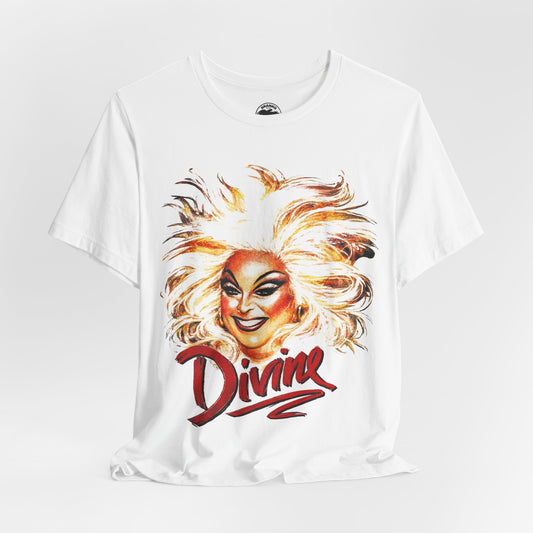 Divine (Replica 80's Tee with Vintage Print Effect)