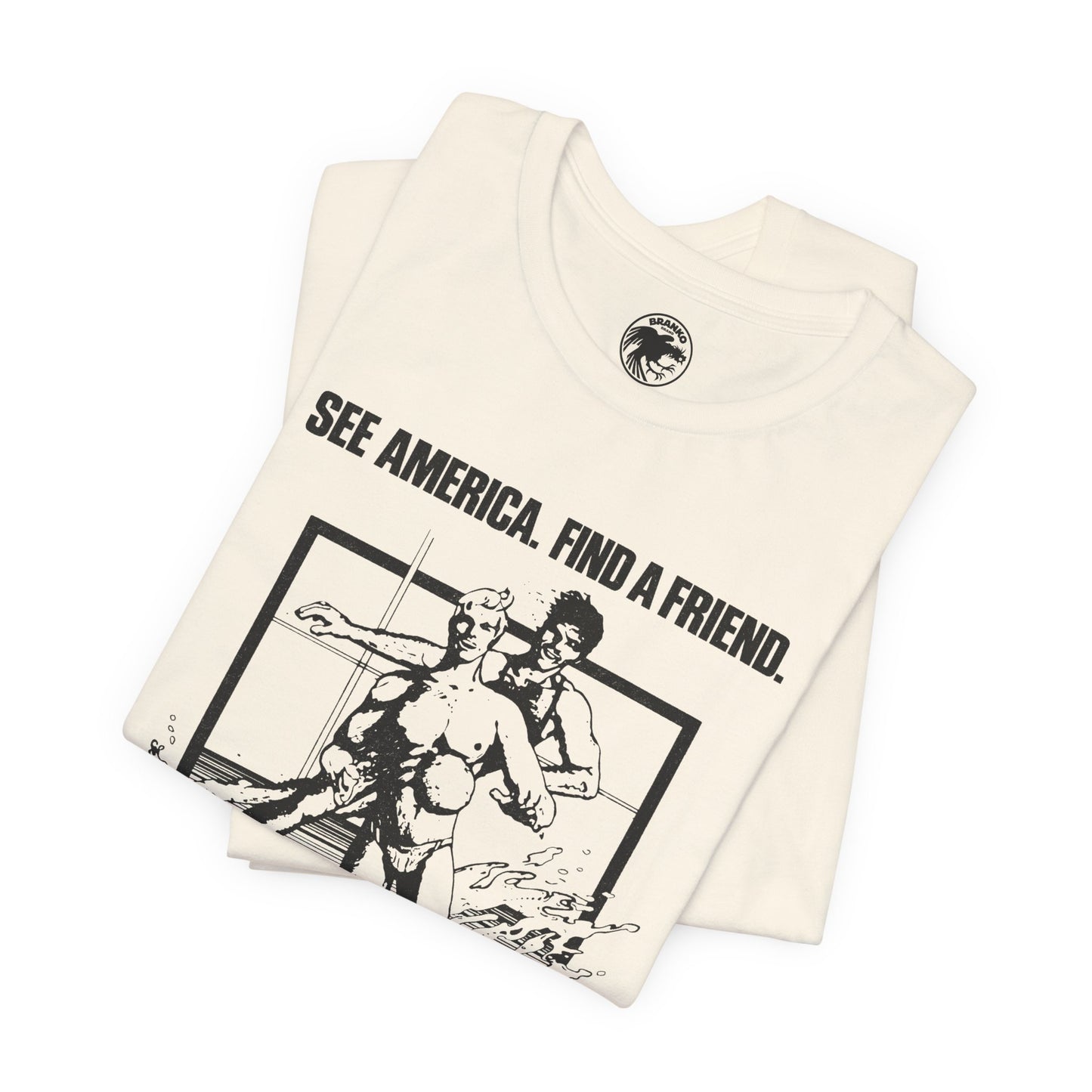 1981 Bob Damron’s Address Book (Replica Promo Shirt/See America. Find a Friend.)