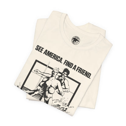 1981 Bob Damron’s Address Book (Replica Promo Shirt/See America. Find a Friend.)