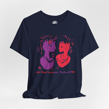 East Coast Lesbians' Festival (Replica 1990 Promo Shirt)