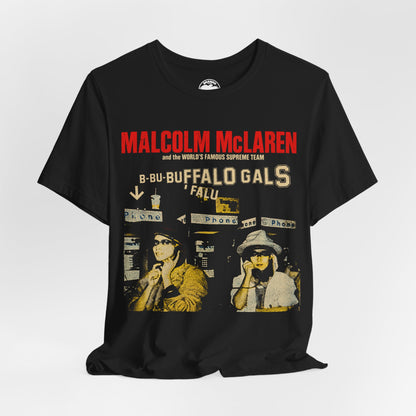 Malcolm McLaren (Buffalo Gals Graphic with Vintage Print Effect)