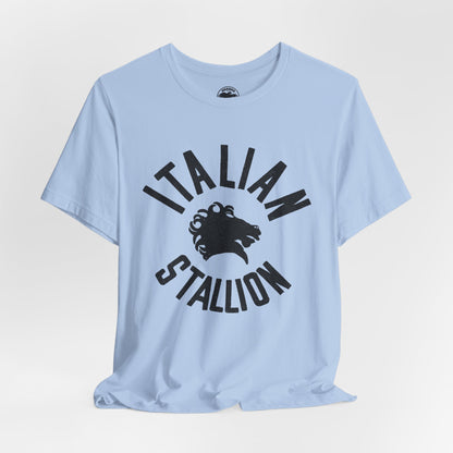 Italian Stallion (Rocky Shirt/Replica Logo with Vintage Print Effect/Rocky Balboa)