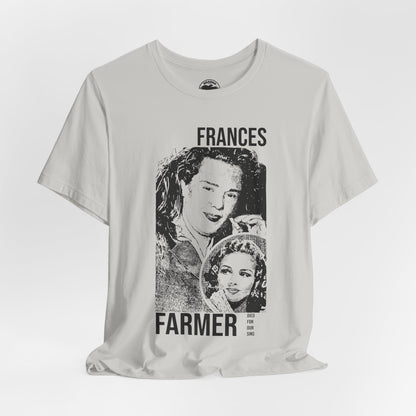 Frances Farmer Died for Our Sins (Graphic with Vintage Print Effect)