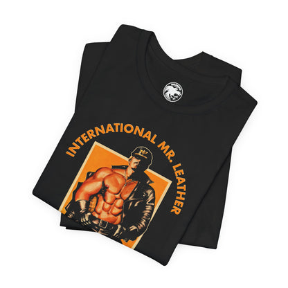 1992 International Mr. Leather (Replica Promo Shirt/Gay Leatherman Contest/Vintage Gay Leather)