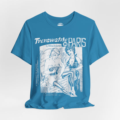 Transvestite in Paris (60's Gay Pulp Cover Artwork by Gene Bilbrew)