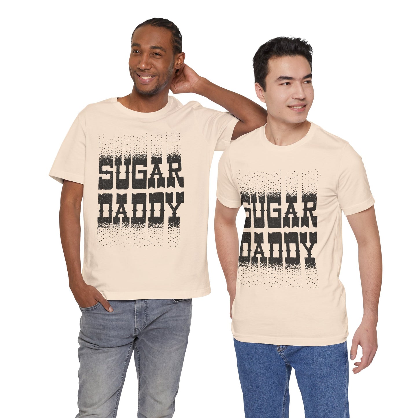 Sugar Daddy (Replica 70's Iron on Transfer Graphic with Vintage Print Effect/Gay Daddy)