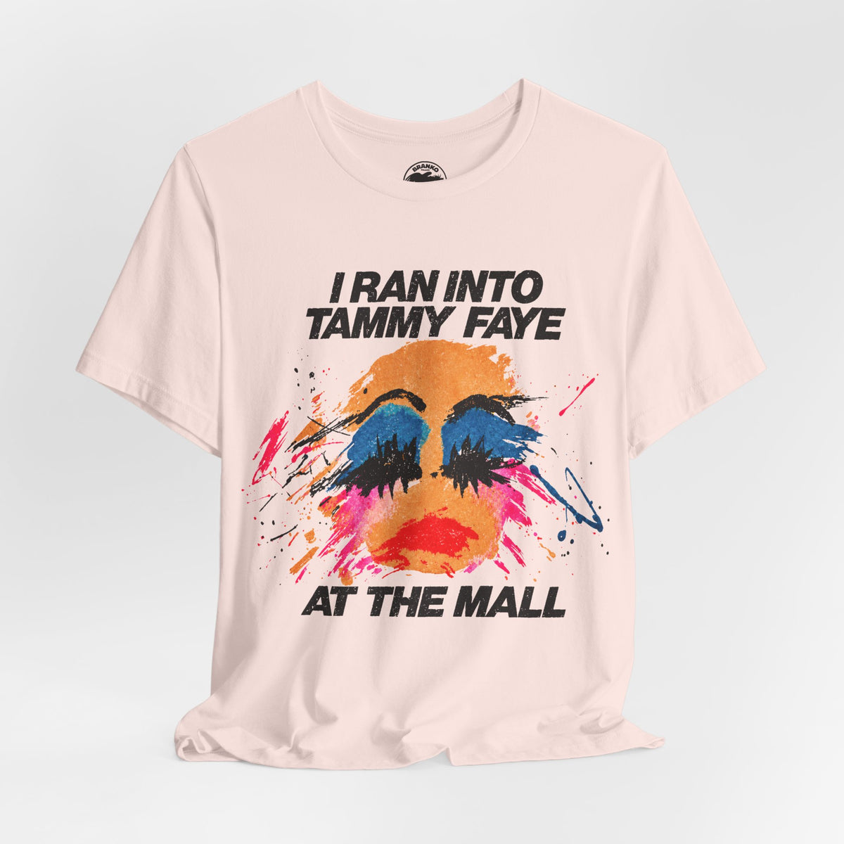 I Ran Into Tammy Faye at the Mall (Replica 80's Novelty Shirt)