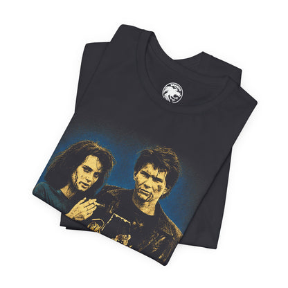 Heathers (Veronica and J.D. Graphic with 90's Rock Tee Effect)