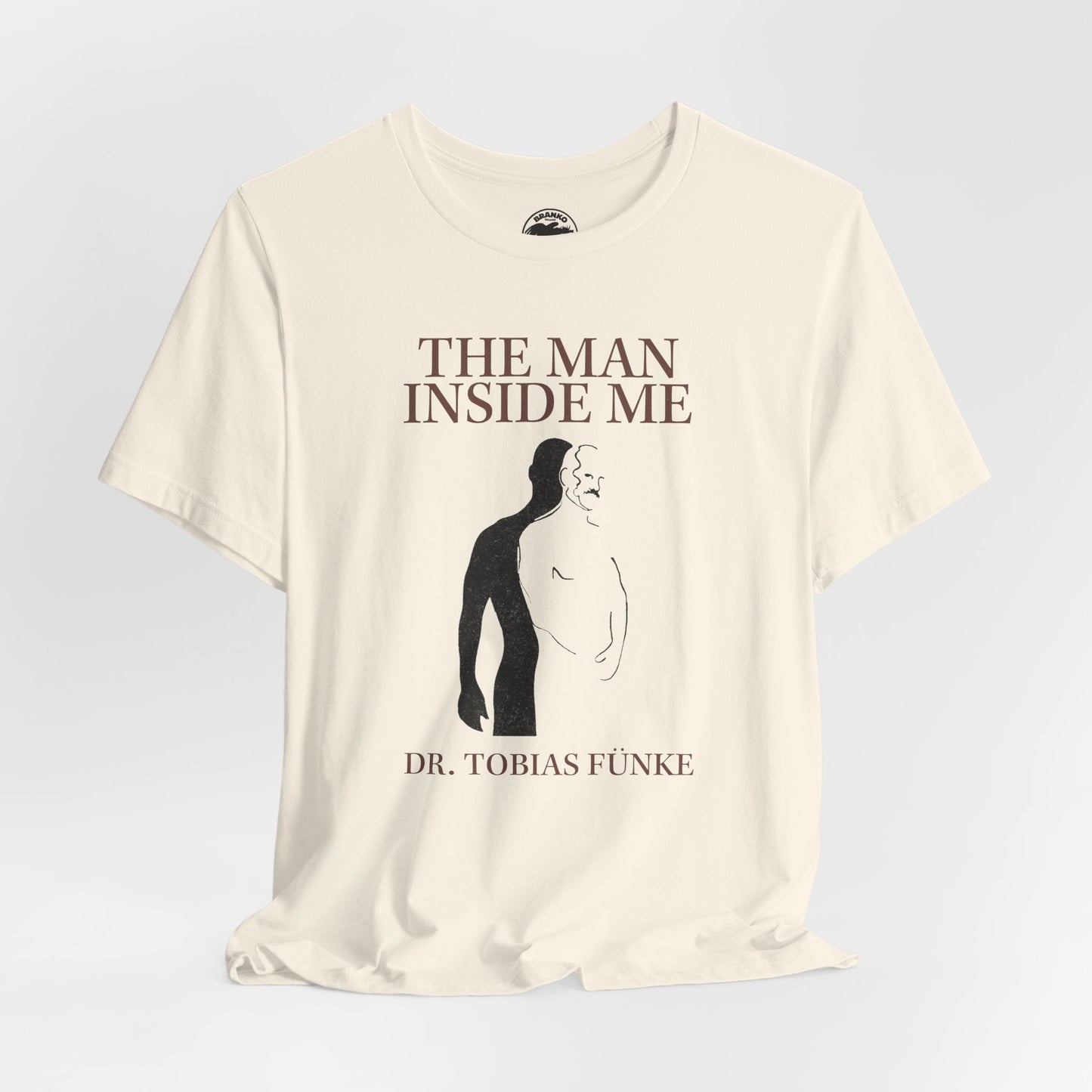 The Man Inside Me by Tobias Fünke (Book Cover Graphic with Vintage Print Effect/Arrested Development)