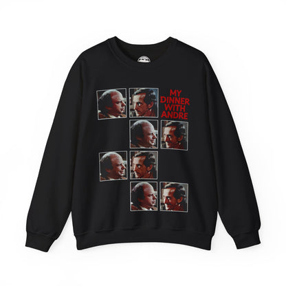 My Dinner with Andre (Replica promo sweatshirt that most likely never existed/Wallace Shawn/Andre Gregory)