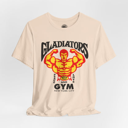 Gladiators Gym (Replica Promo Tee/New York City Gym/Lower East Side Icon and Landmark)