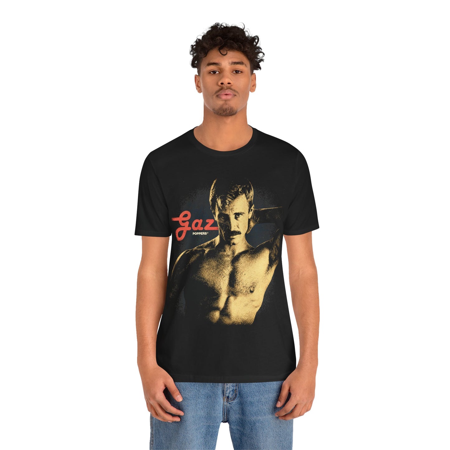Gaz Poppers (80's Poppers Ad with Vintage Rock Tee Effect)