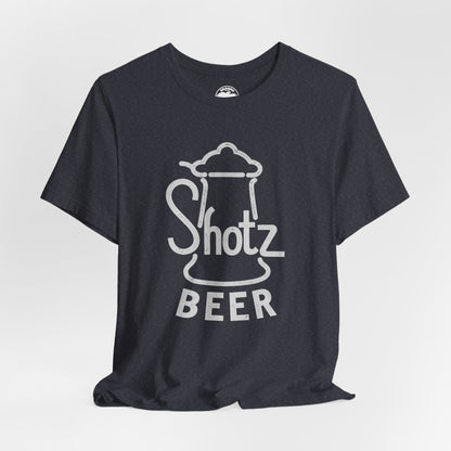 Shotz Beer (Logo with Vintage Print Effect/Laverne & Shirley)