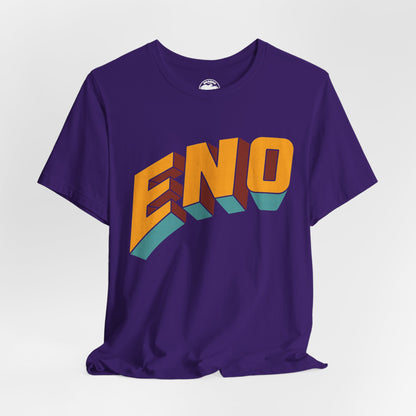 Eno (Here Come the Warm Jets Logo/Brian Eno shirt)