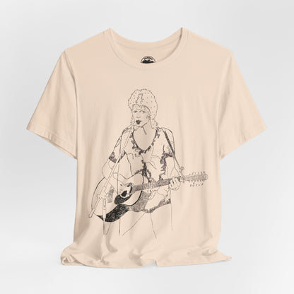 David Bowie (Ziggy Stardust Illustration from Spiders from Mars Tour/David Bowie Shirt)
