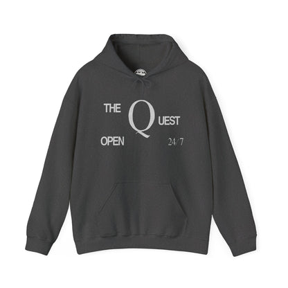 The Quest Club Hoodie (Birmingham Alabama Gay Club/1977-2022/Exterior Sign with Vintage Print Effect)