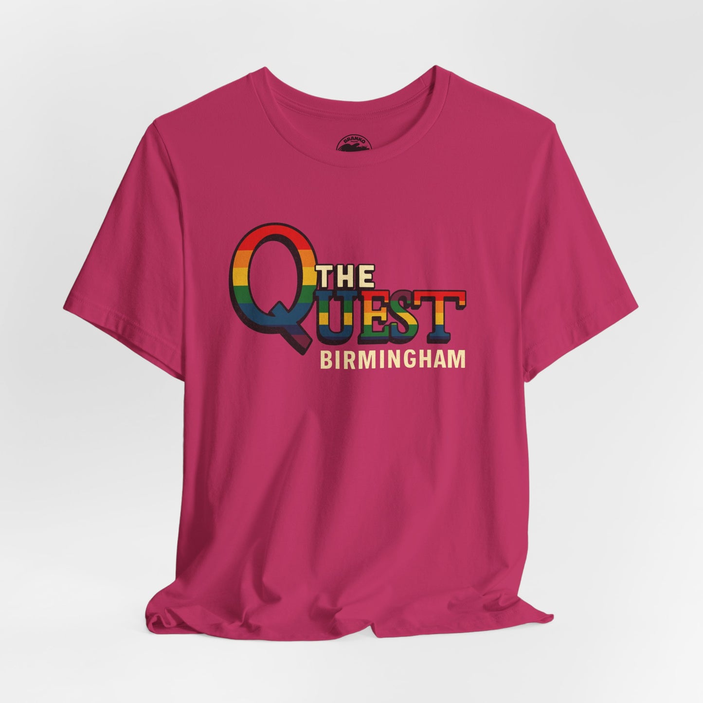The Quest (Birmingham Alabama Gay Club/1977-2022/Replica Wall Mural Logo with Vintage Print Effect)