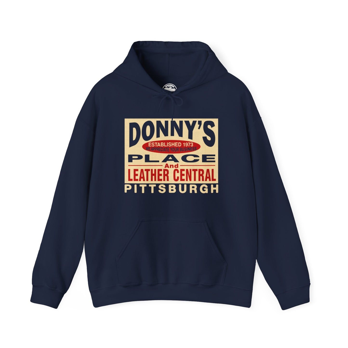 Donny's Place and Leather Central Hoodie (Iconic Pittsburgh Gay Bar/1973-2022)