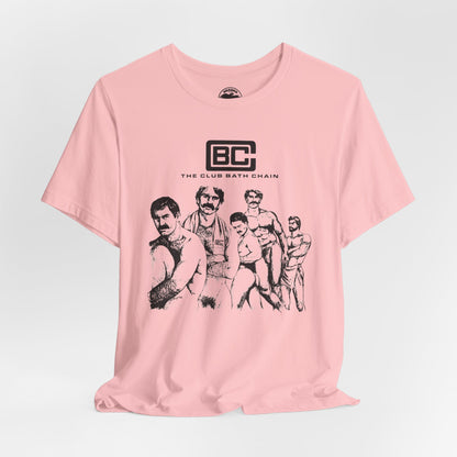 The Club Bath Chain (Replica 70's Souvenir T-Shirt/Gay Bathhouse Chain)