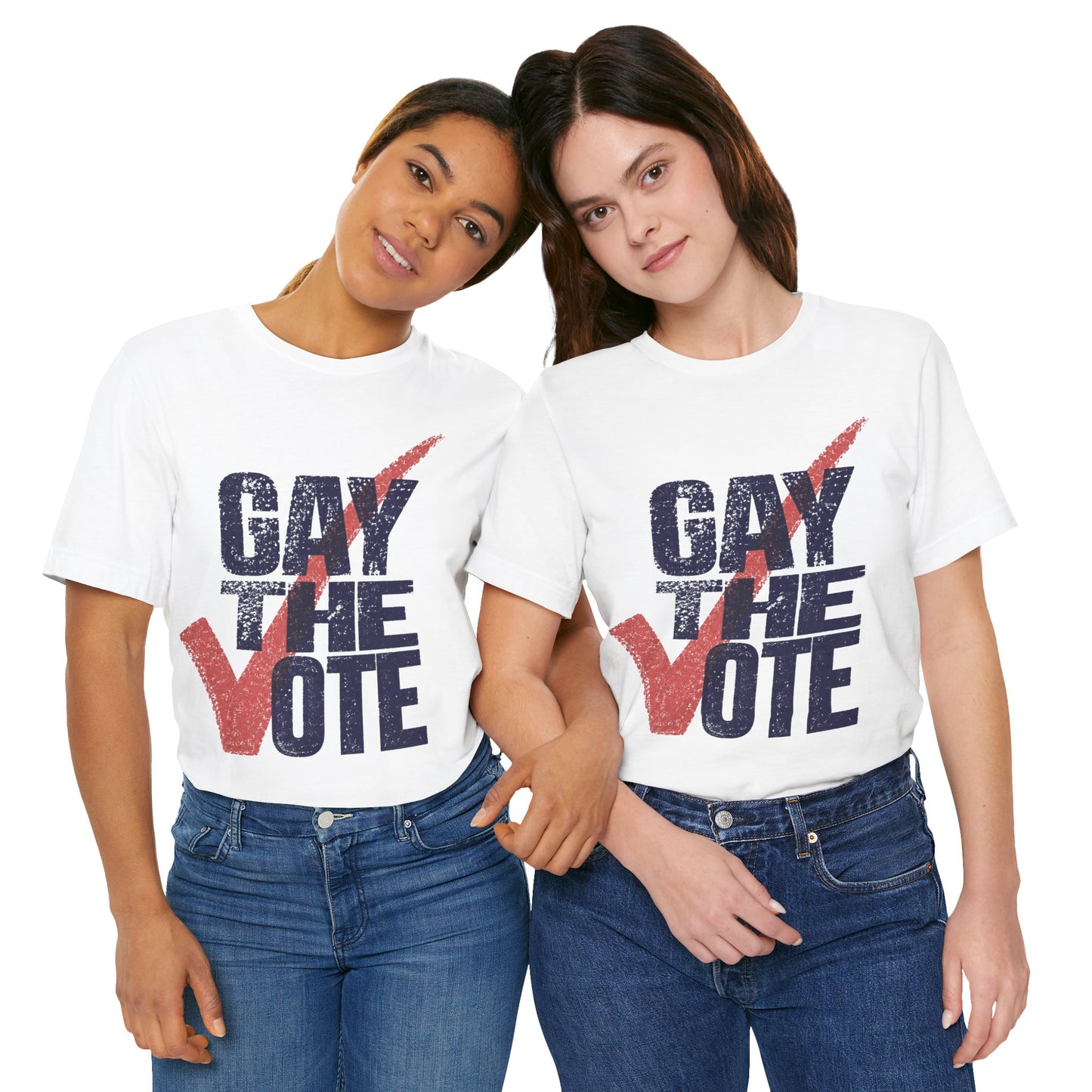 Gay the Vote (90's Rock the Vote Logo Reimagined)