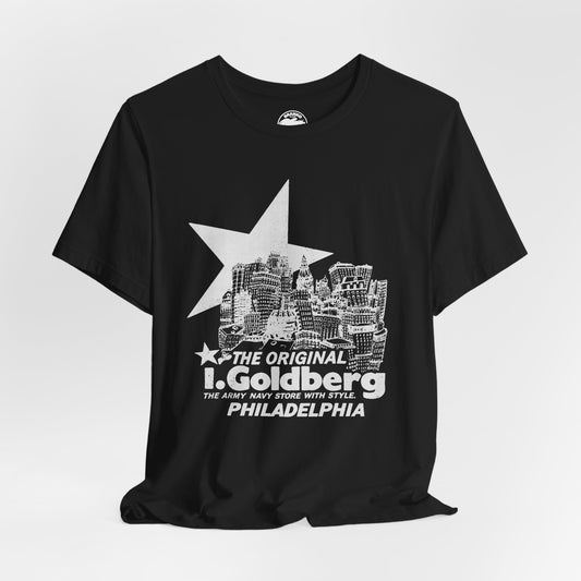 I. Goldberg (Replica 70's Promo Tee/Philadelphia Army & Navy Surplus Store/1919-2019)