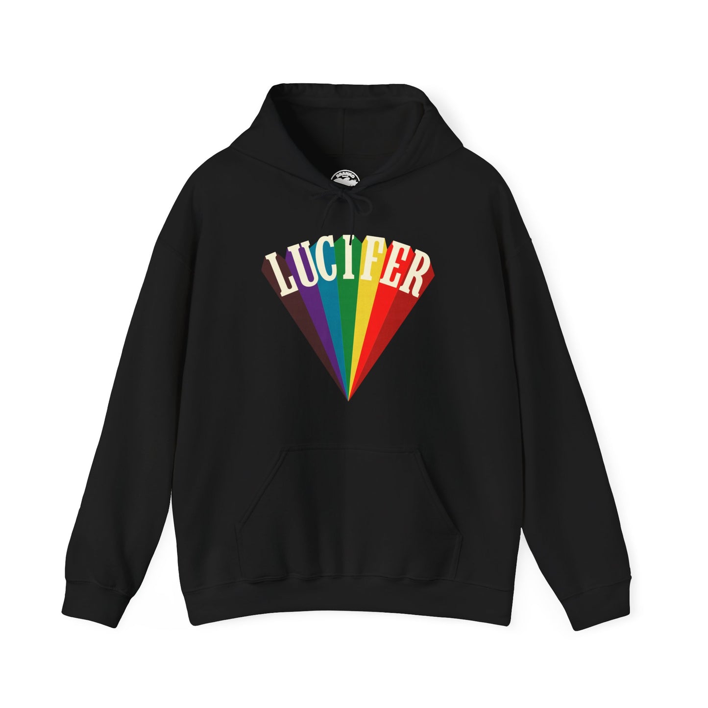 Lucifer Rising Hoodie (Lucifer Rising Rainbow/Kenneth Anger Lucifer Rising)