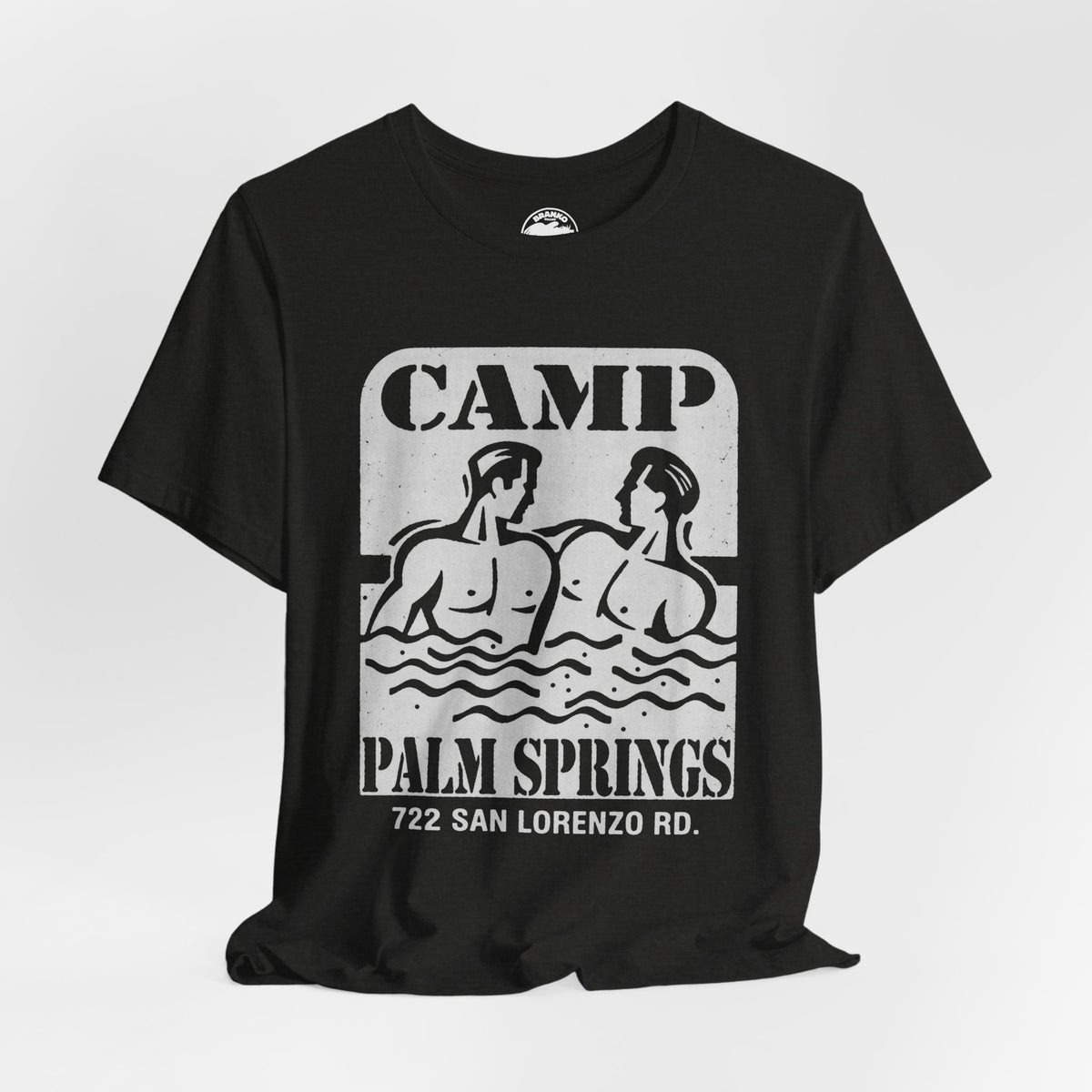 Camp Palm Springs (Palm Springs Gay Resort/Replica 90's Souvenir Shirt)